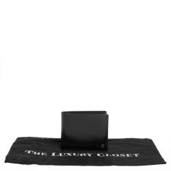 مملوكة مسبقًا محفظة كارتييه ثنائية الطيه مست دو جلد سوداء 