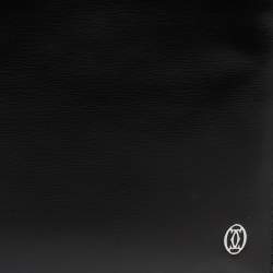 مملوكة مسبقًا محفظة كارتييه ثنائية الطيه مست دو جلد سوداء 