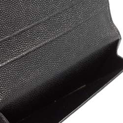 Cartier Black Leather Santos Business Card Holder