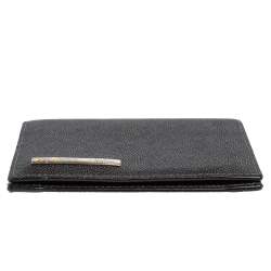 Cartier Black Leather Santos Business Card Holder