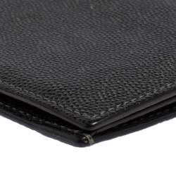Cartier Black Leather Santos Business Card Holder