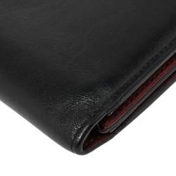 Pre Owned محفظة كارتييه لويز كارتييه جلد أسود