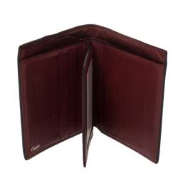 Pre Owned محفظة كارتييه لويز كارتييه جلد أسود