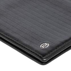 مملوكة مسبقًا Cartier Black Leather Pasha De Bifold Wallet
