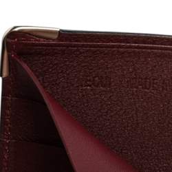 Pre Owned محفظة كارتييه ماست دو كارتييه جلد أسود ثنائية الطي