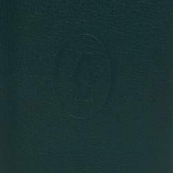 Pre Owned محفظة بطاقات كارتييه موست دو كارتييه جلد أخضر