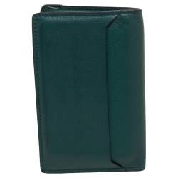 Pre Owned محفظة بطاقات كارتييه موست دو كارتييه جلد أخضر
