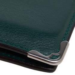 Pre Owned محفظة بطاقات كارتييه موست دو كارتييه جلد أخضر