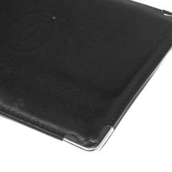 مملوكة مسبقًا Cartier Black Leather Must de Cartier Bifold Wallet