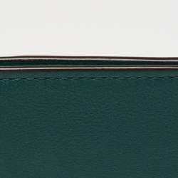 مملوكة مسبقًا حافظة بطاقات كارتييه ماست دو كارتييه جلد أخضر