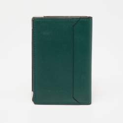 مملوكة مسبقًا حافظة بطاقات كارتييه ماست دو كارتييه جلد أخضر