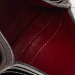 Pre Owned Cartier Black Leather Must de Cartier Card Holder