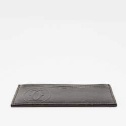 Pre Owned حافظة بطاقات كارتييه هابي بيرثداي جلد بنية داكنةذ