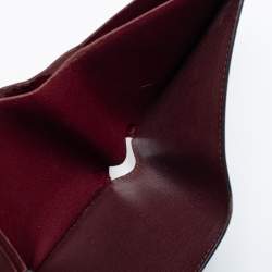 Pre Owned Cartier Black Leather Must de Cartier Bifold Wallet