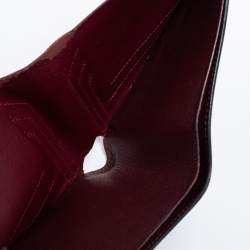 Pre Owned Cartier Black Leather Must de Cartier Bifold Wallet