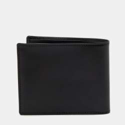 Pre Owned محفظة كارتييه ثنائية الطيه مست دو جلد سوداء 