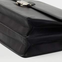 Cartier Black Leather Pasha Briefcase