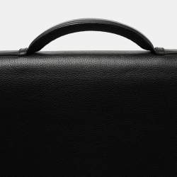 Cartier Black Leather Pasha Briefcase