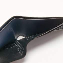 مملوكة مسبقًا Cartier Midnight Blue Leather Must De Cartier 6CC Bifold Wallet
