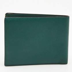 Cartier Green Leather Must de Cartier Compact Wallet