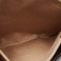 Cartier Black Leather Flap Messenger Bag