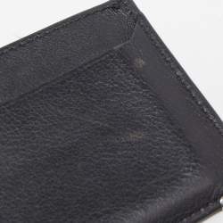 Cartier Black Leather Must de Cartier Simple Card Holder