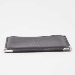 Cartier Black Leather Must de Cartier Simple Card Holder