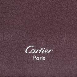 Cartier Black Leather Must De Cartier Card Case
