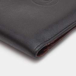 Cartier Black Leather Must de Cartier 8CC Bifold Wallet