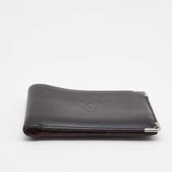 Cartier Black Leather Must de Cartier 8CC Bifold Wallet