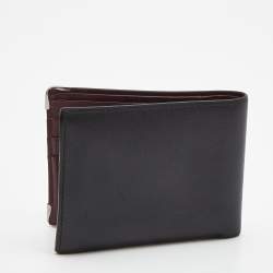 Cartier Black Leather Must de Cartier 8CC Bifold Wallet