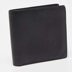 Cartier Black Leather Bifold Wallet