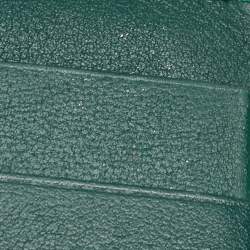 Pre Owned Cartier Green Leather Must de Cartier 6CC Card Holder