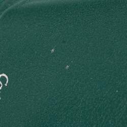 Pre Owned Cartier Green Leather Must de Cartier 6CC Card Holder