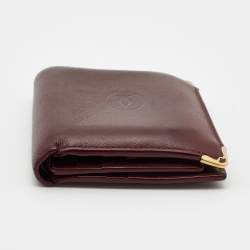 Cartier Red Leather Must De Cartier Multiple Wallet 
