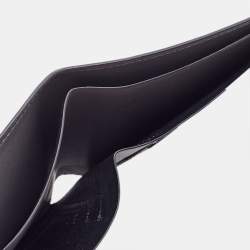 Pre Owned Cartier Two Tone Grey Leather Must De Cartier Bifold Wallet