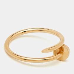Cartier Juste Un Clou 18k Rose Gold Small Model Ring Size 57