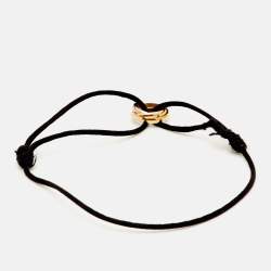 Pre Owned سوار كارتييه ترينيتي ذهب ثلاثي الألوان عيار 18 بحبل