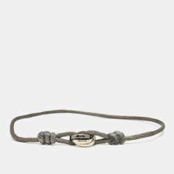 Pre Owned Cartier Trinity Ceramic 18k White Gold Cord Bracelet