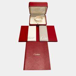 Pre Owned Cartier Silver 18k Yellow Gold Tortue WA501531 Quartz Men's Wristwatch 26 mm