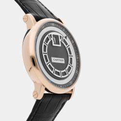 Cartier Grey 18k Rose Gold Rotonde W1553751 Manual Winding Men's Wristwatch 42 mm