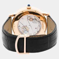 Cartier Grey 18k Rose Gold Rotonde W1553751 Manual Winding Men's Wristwatch 42 mm