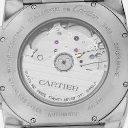 Cartier Calibre Brown Dial Rose Gold Steel Men's Watch 42 mm