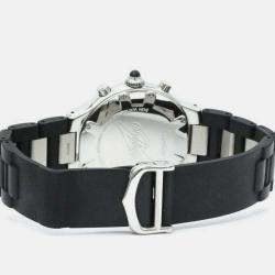 مملوكة مسبقًا Cartier Black Stainless Steel Must 21 Quartz Men's Wristwatch 38 mm