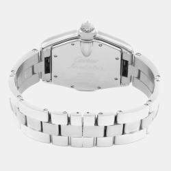 Cartier Silver Stainless Steel Roadster W62025V3 Automatic Men's Wristwatch 38 mm