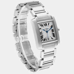 Cartier Tank Francaise Large Automatic Steel Men's Watch 28.0 mm