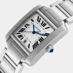 Cartier Tank Francaise Large Automatic Steel Men's Watch 28.0 mm