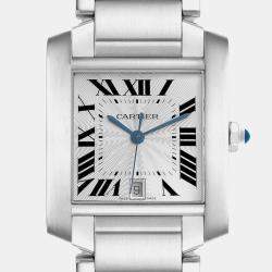 Cartier Tank Francaise Large Automatic Steel Men's Watch 28.0 mm