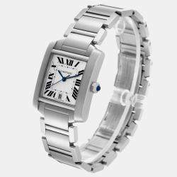 Cartier Tank Francaise Large Automatic Steel Men's Watch 28.0 mm