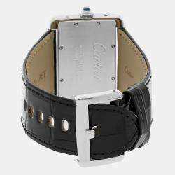Cartier Tank Divan Large Model 24 mm Quartz Men's Wristwatch 